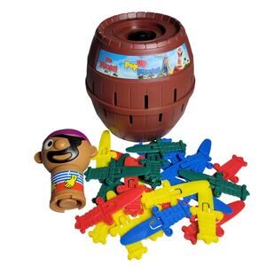 Vintage TOMY POP-UP PIRATE GAME 2-4 Players 1979 Family Fun Barrel Toy
